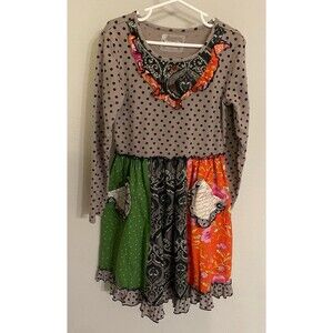 Halloween Mustard Pie Girl Dress, Size Youth 8